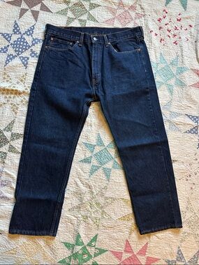 Levi's 505 Indigo Straight Leg Jeans